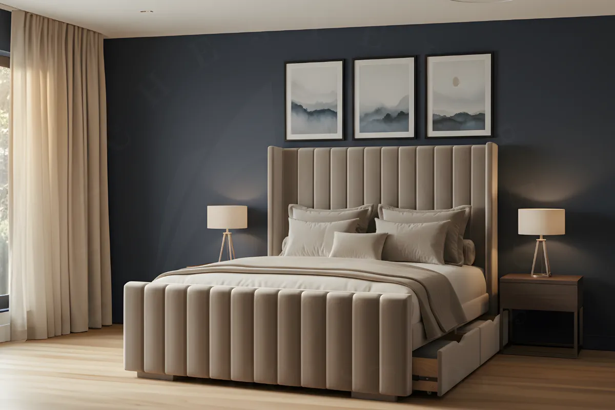 Darcey Winged Bed Frame
